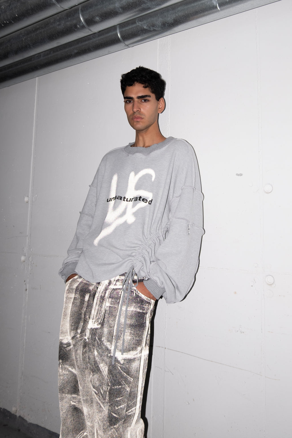 REFLECT Knit Sweater Grey