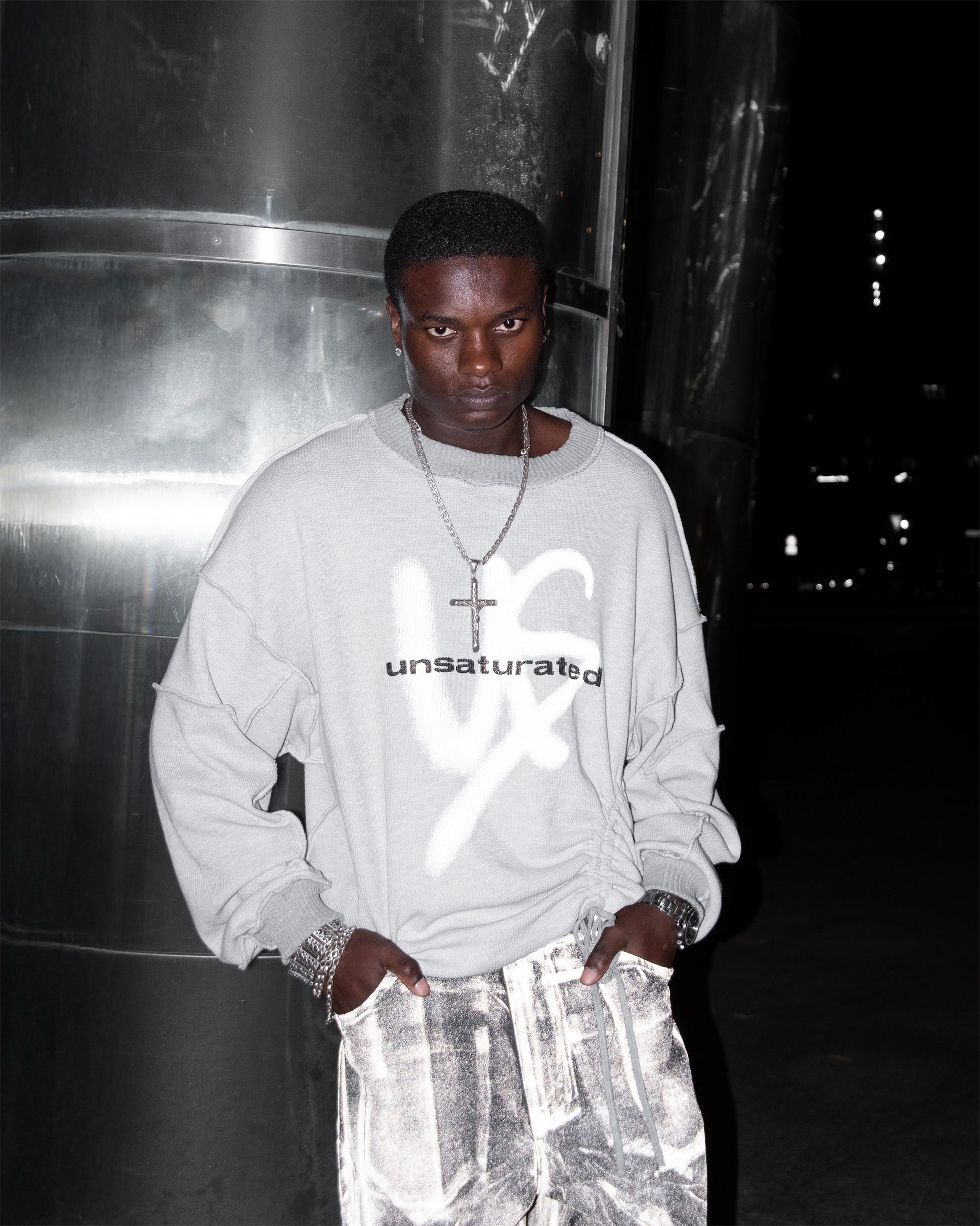 REFLECT Knit Sweater Grey