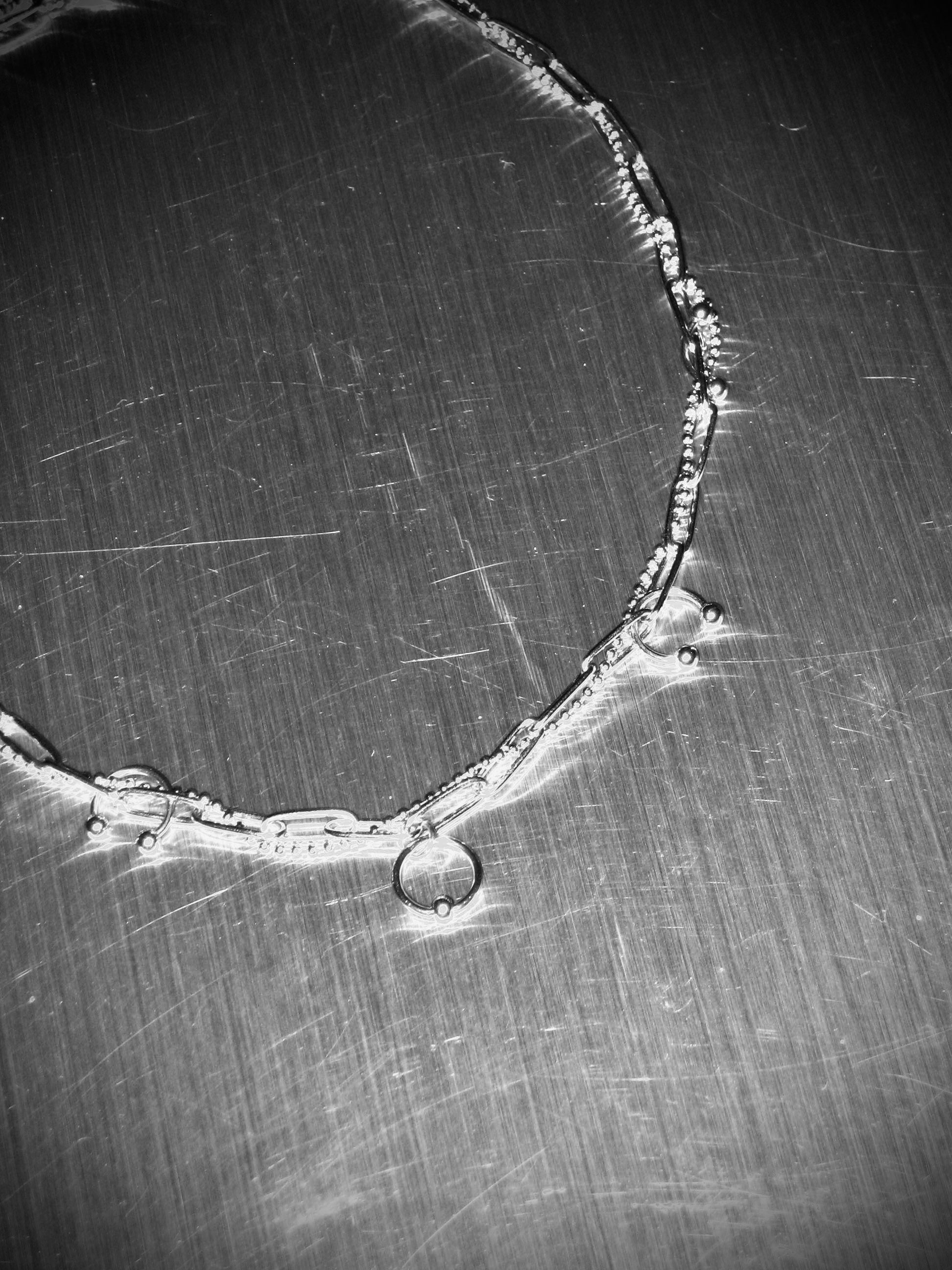 STEEL Pierced Necklace 001