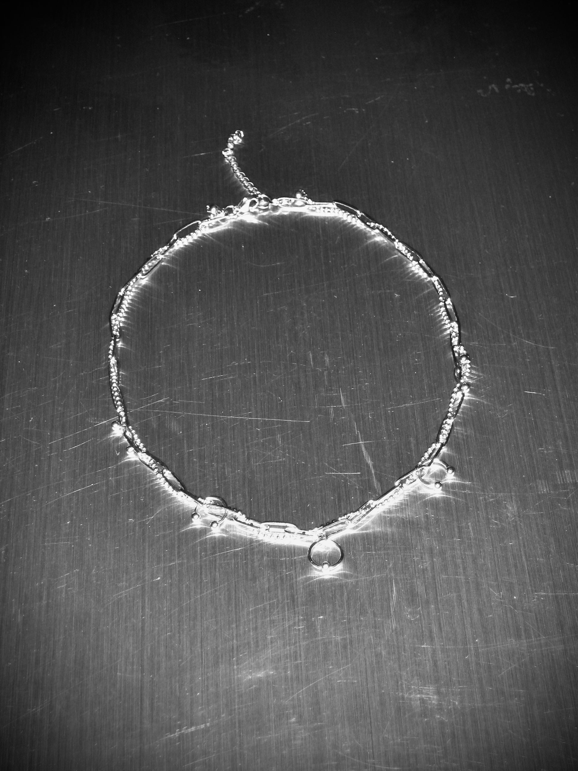 STEEL Pierced Necklace 001