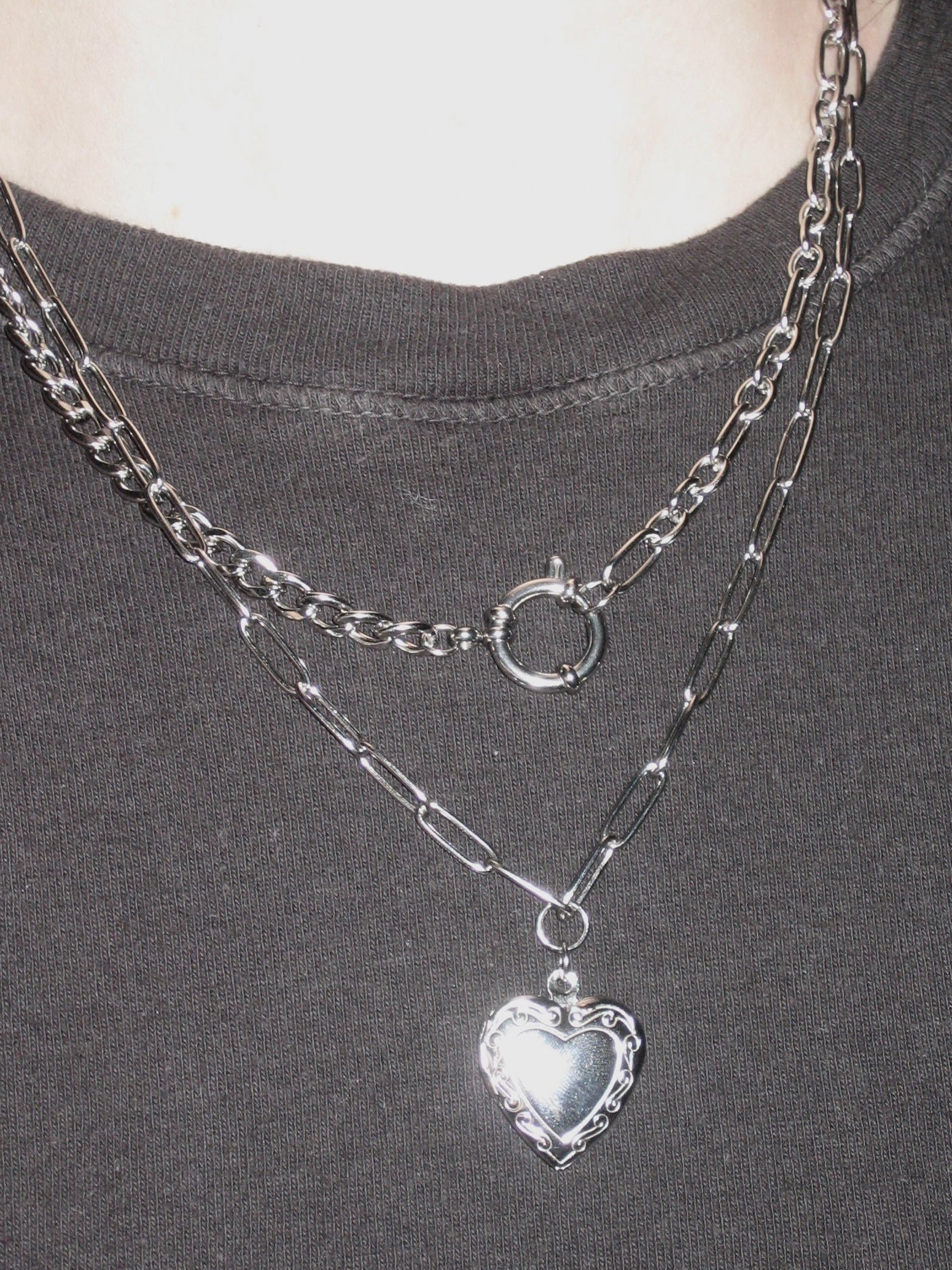 STEEL Split Necklace 001