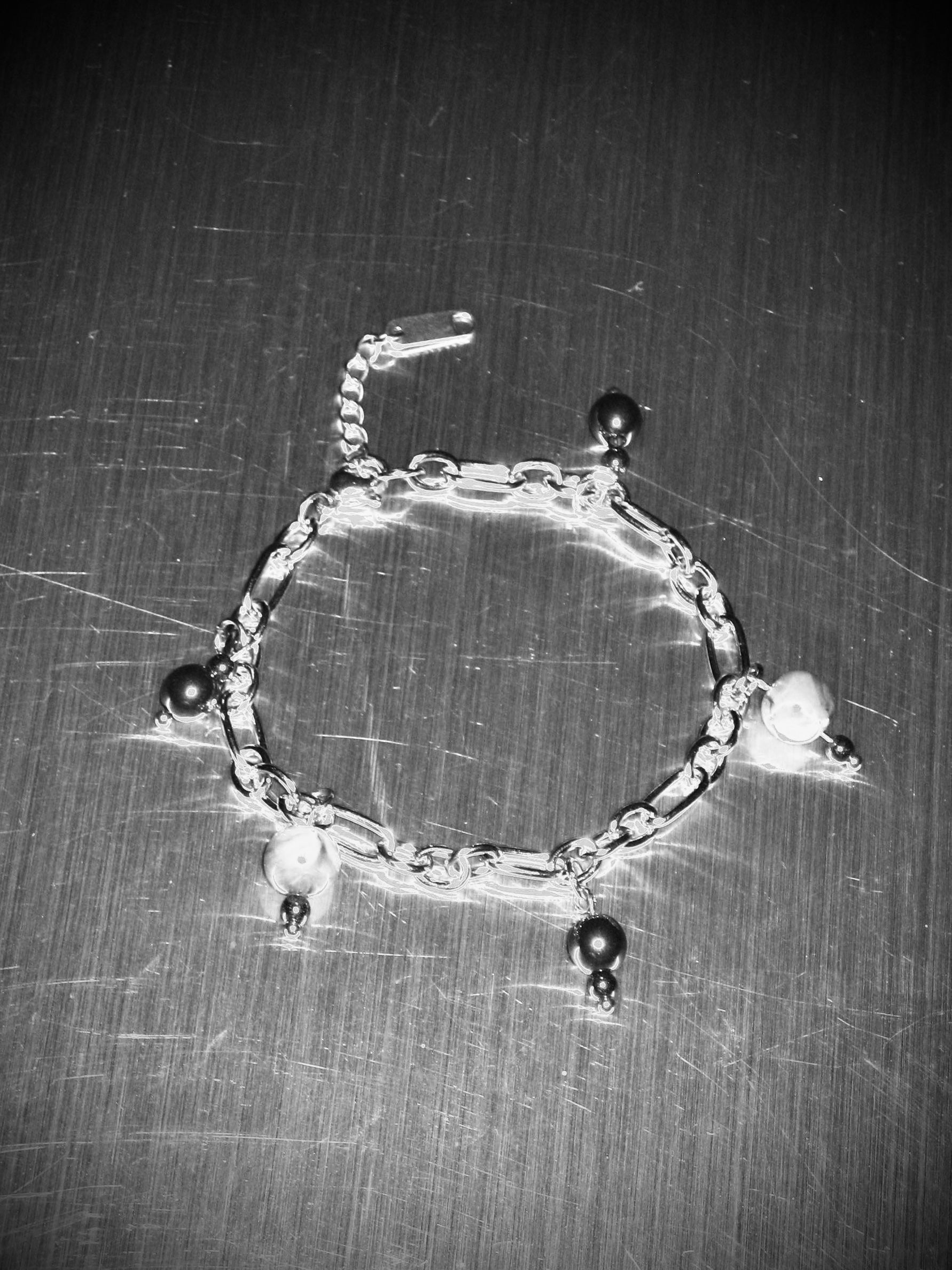 STEEL Pearls Bracelet 002