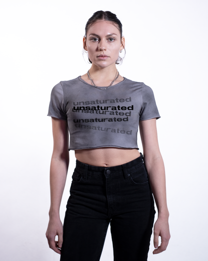 GRAPHIC Sprayed Crop Top